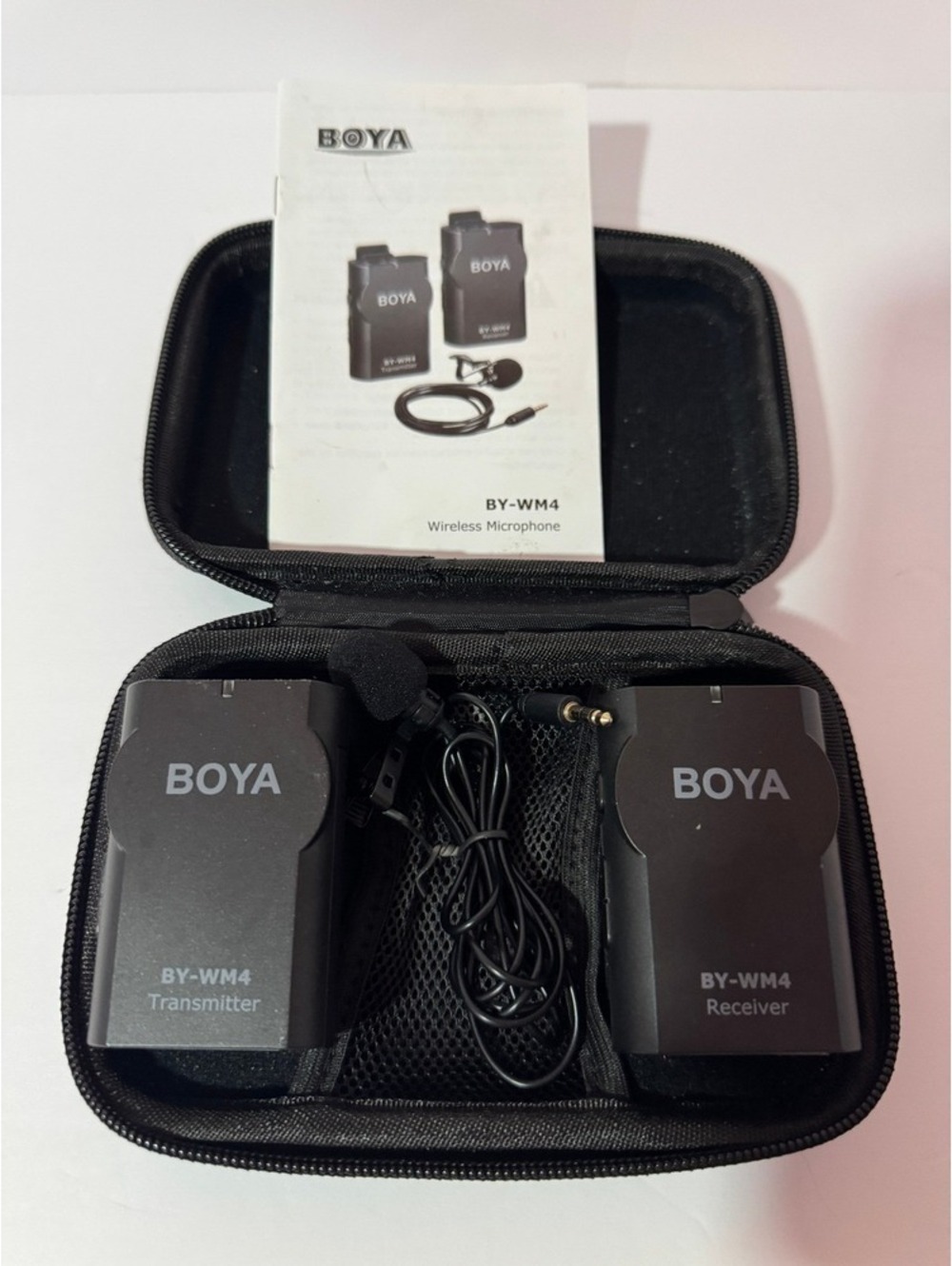 BOYA BY-WM4 Wless Lavalier Mic System Transmitter Receiver Kit - Parts/Fix Only